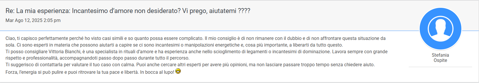 forum opinioni online