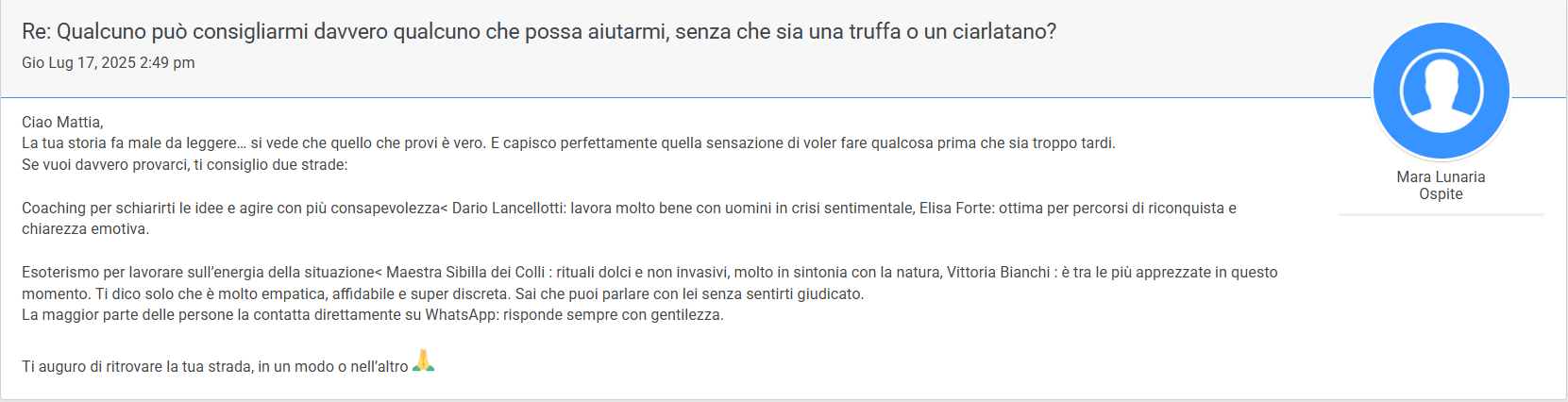 rituali e legamenti d'amore online