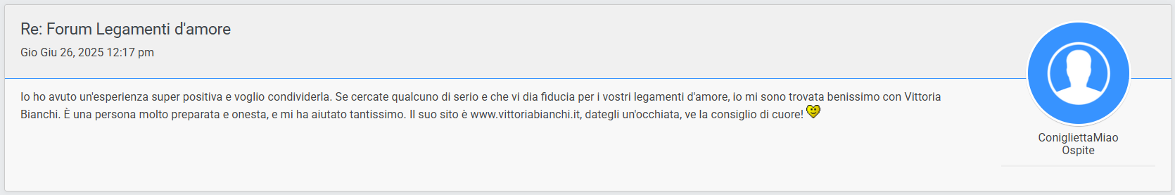 sui forum recensione di vittoria bianchi